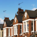 Street of terraced houses that could be used as second homes
